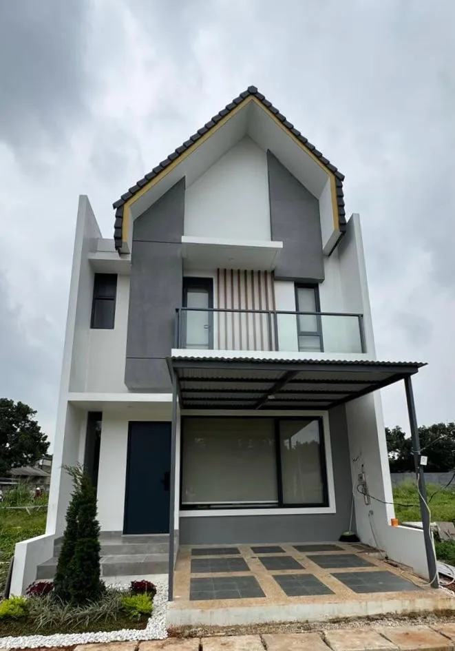 Perumahan Cherrywoods Bintaro exterior design arsitektur modern