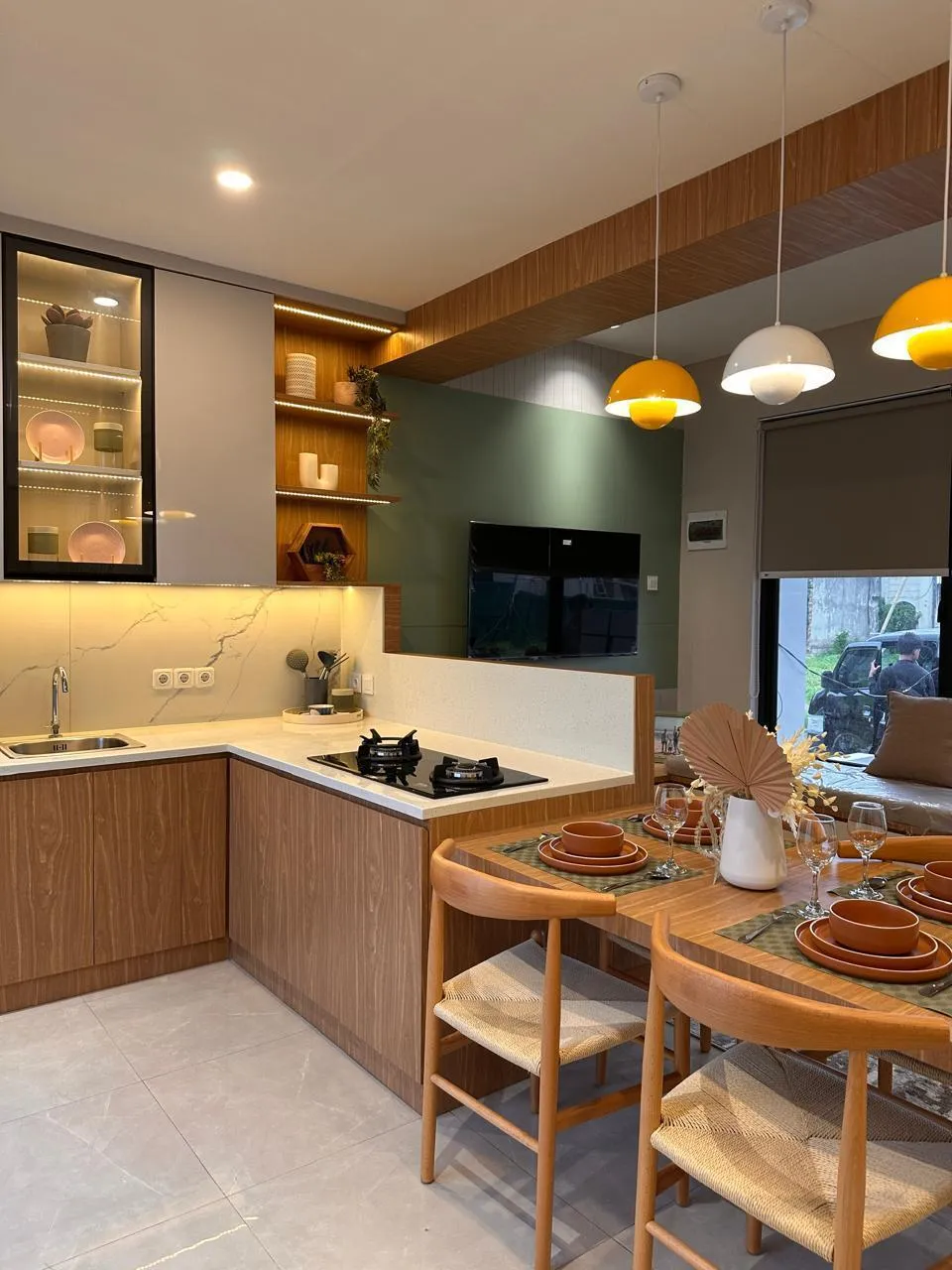 Kamar mandi bathroom Cherrywoods Residences Bintaro desain elegan