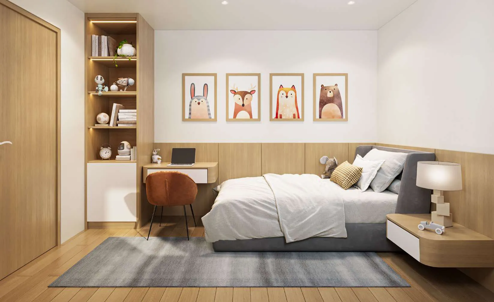 Kamar tidur anak rumah cluster baru Bintaro Cherrywoods Residences